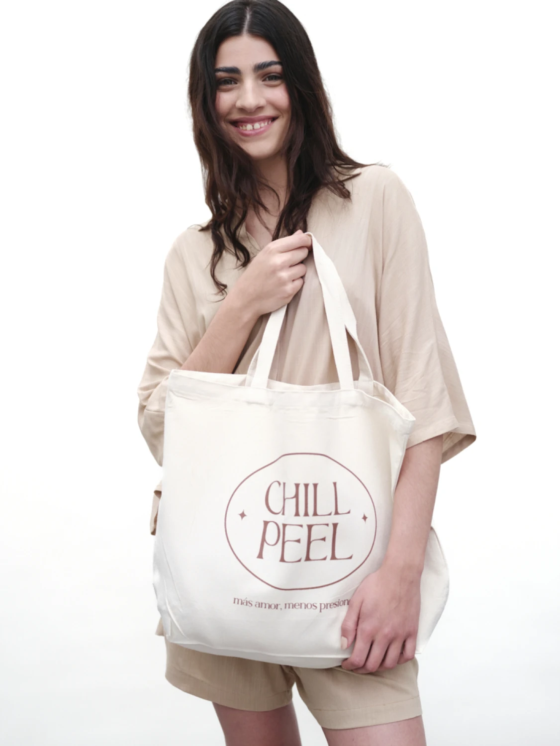 Tote Bag Chill Peel marron talle unico