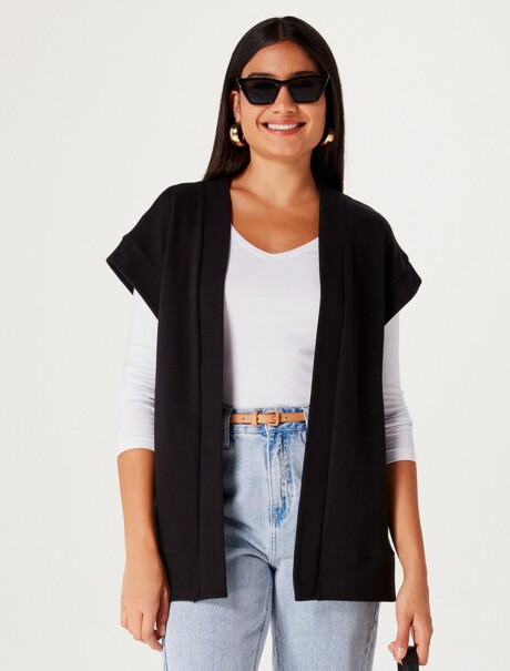 BLUSA BÁSICA DE MANGA LARGA Y CUELLO EN V BLANCO