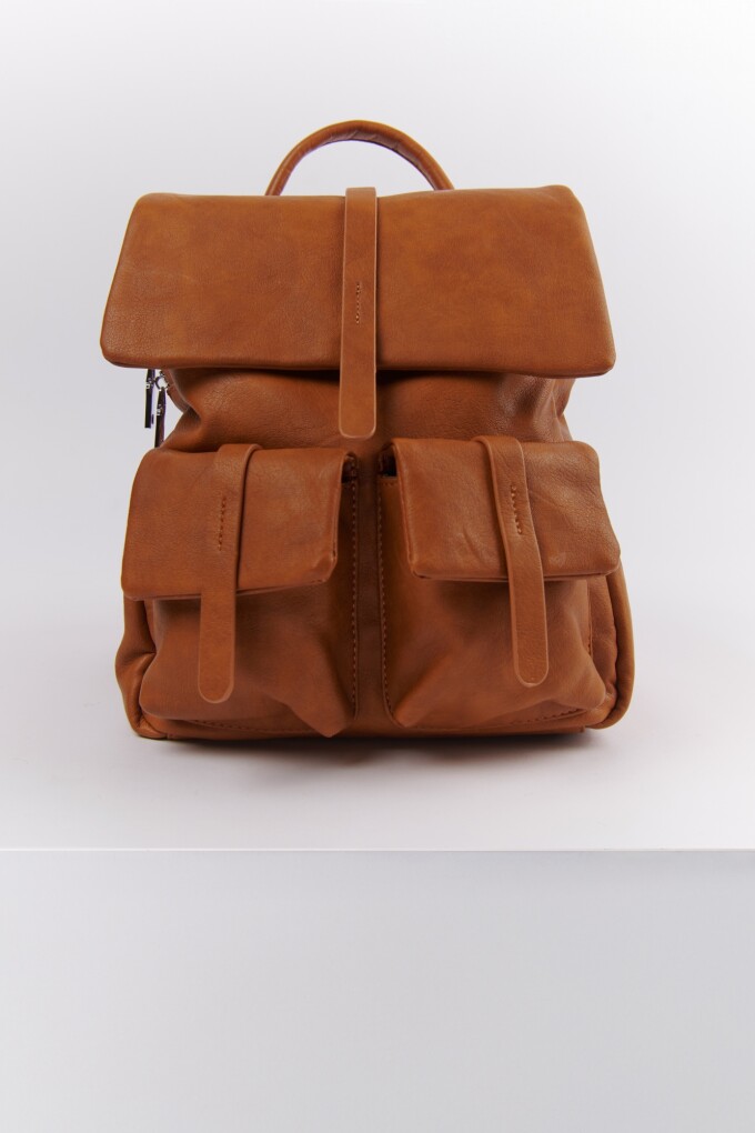 MOCHILA POCKET CARAMELO