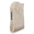 Medias Cotton Slub Beige White
