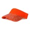 Visera Fluo con Brillos Naranja