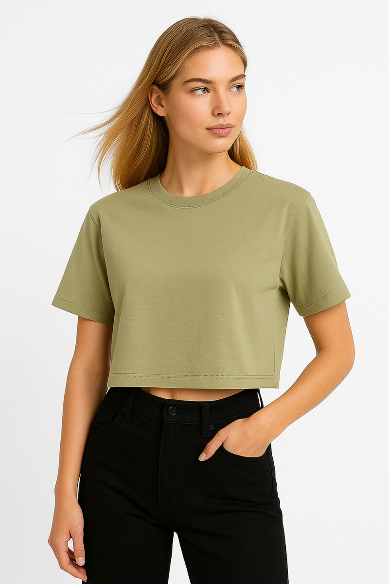 Remera Solis - Verde Grisaceo 