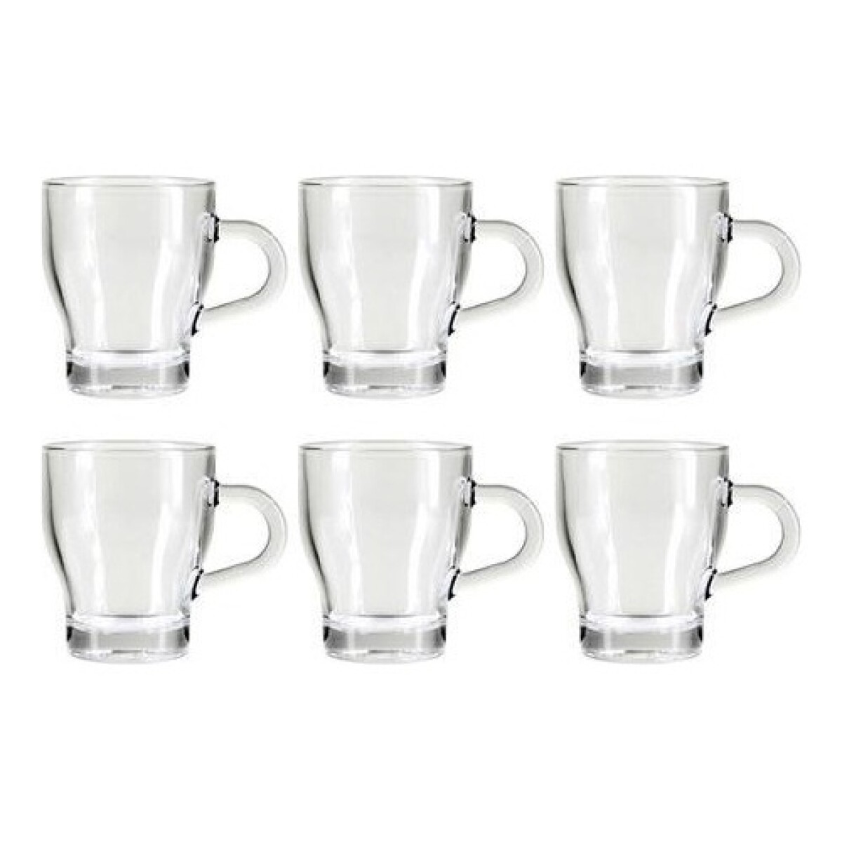 Set de 6 mugs Citinova Jamaica 170ml - Transparente 