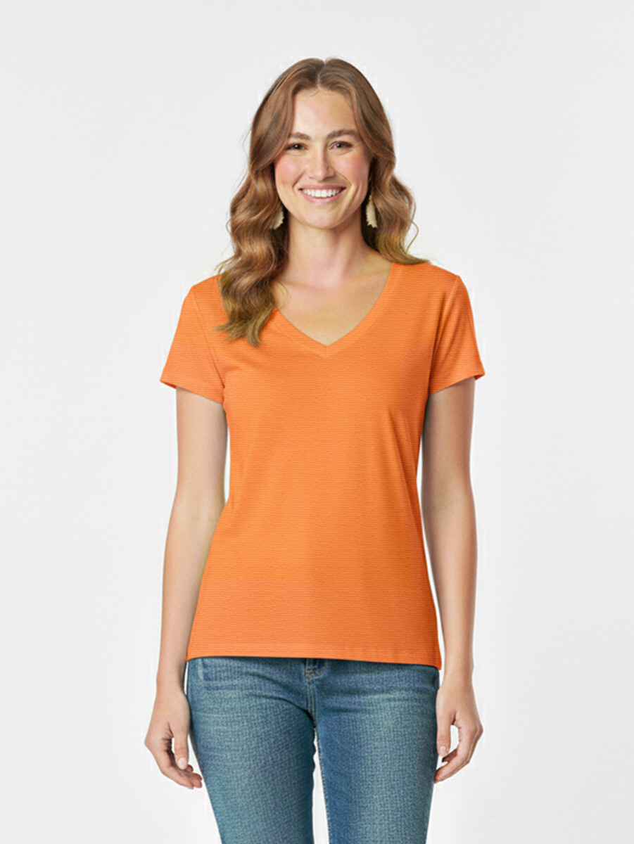 T-SHIRT LIBERI OUTLET - Naranja 