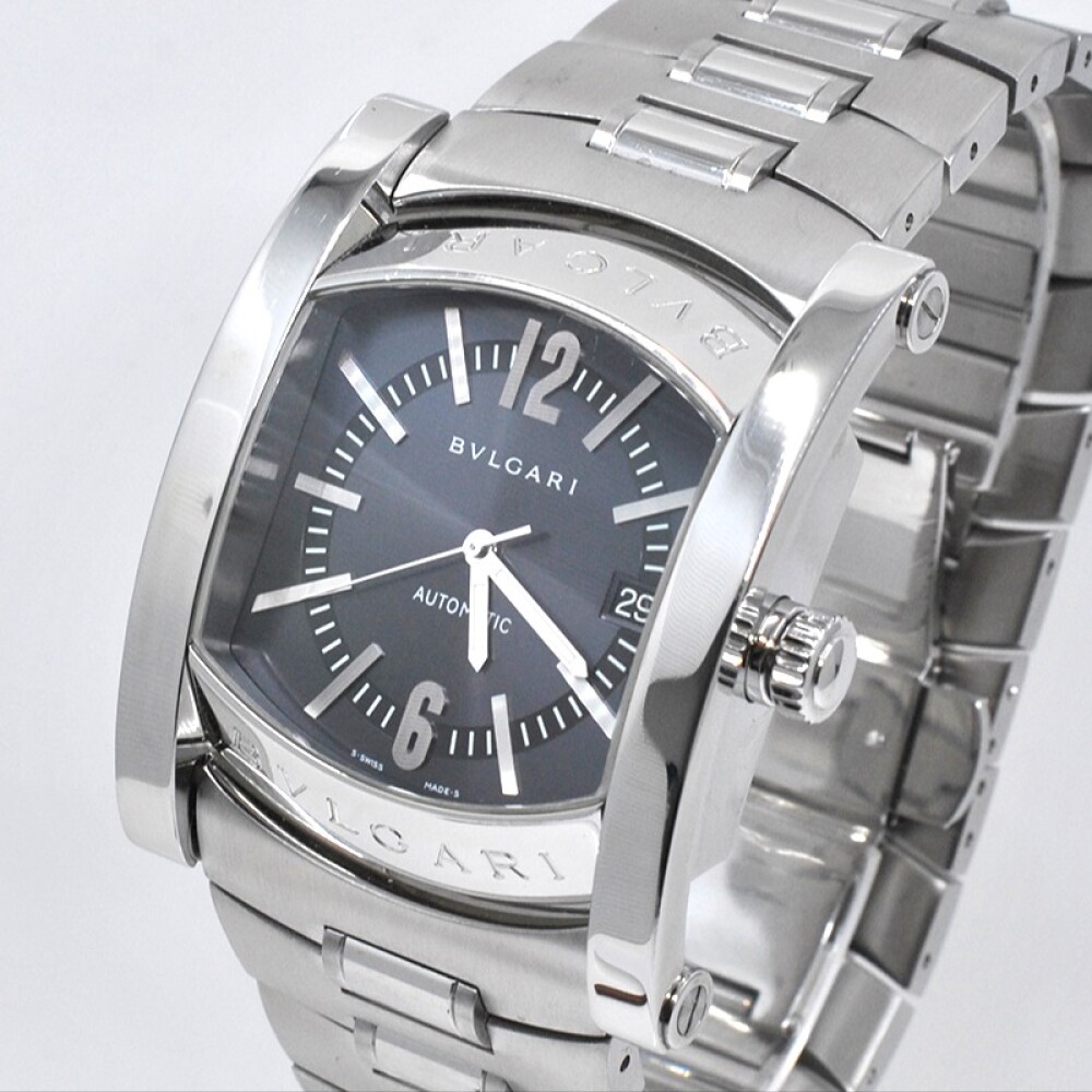 Bulgari Assioma hombre AA48S automático 38 mm acero inoxidable con estuche Bulgari Assioma hombre AA48S automático 38 mm acero inoxidable con estuche
