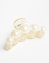 Broche Perla Broche Acrílico Perlas Bolón - Blanco Nacarado/perlado