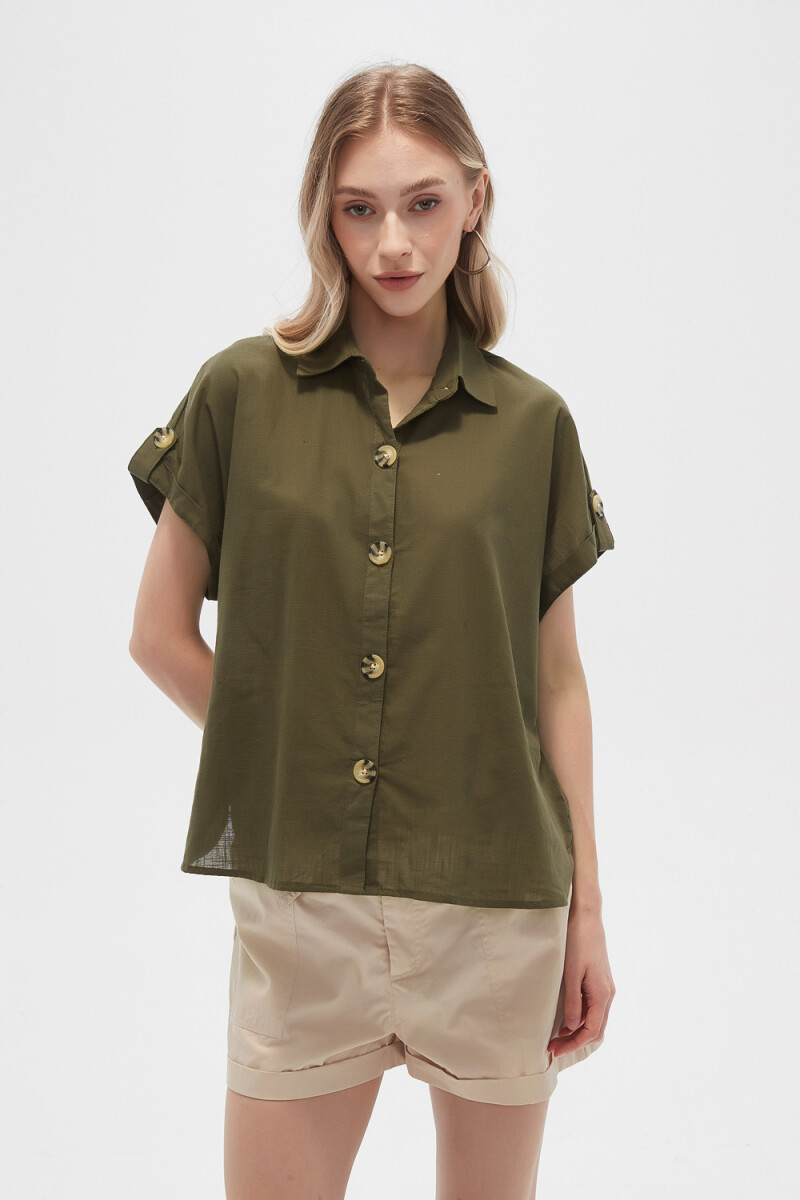 Camisa Taif - Verde Oliva Oscuro 