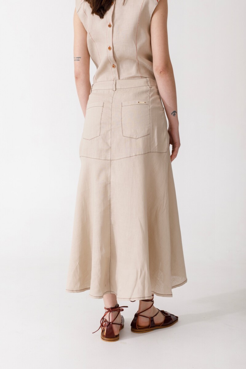 FALDA POMELA Beige