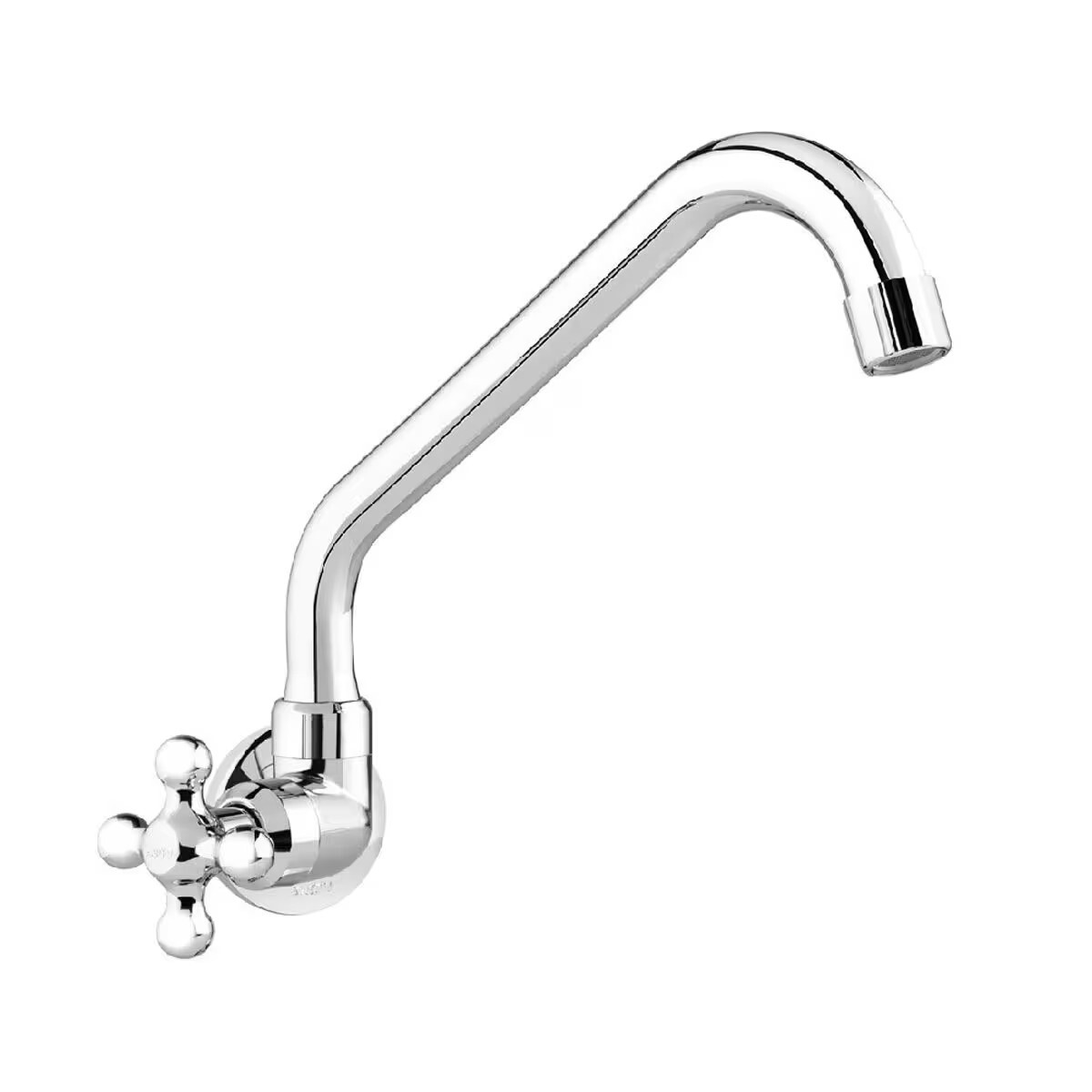 Grifo Pared Pico Largo Marujá Cromo 