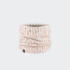 Bufanda Buff Knitted & Fleece Blanco