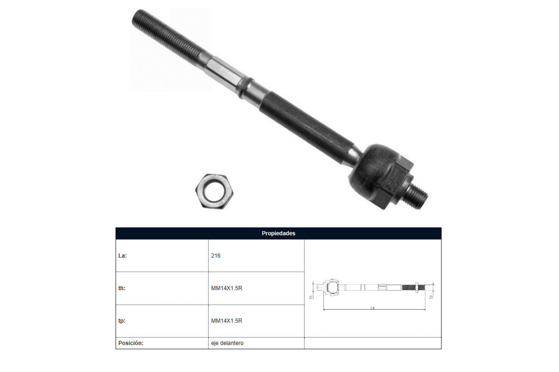 Mate Renault Megane 00-05 Der/Izq 