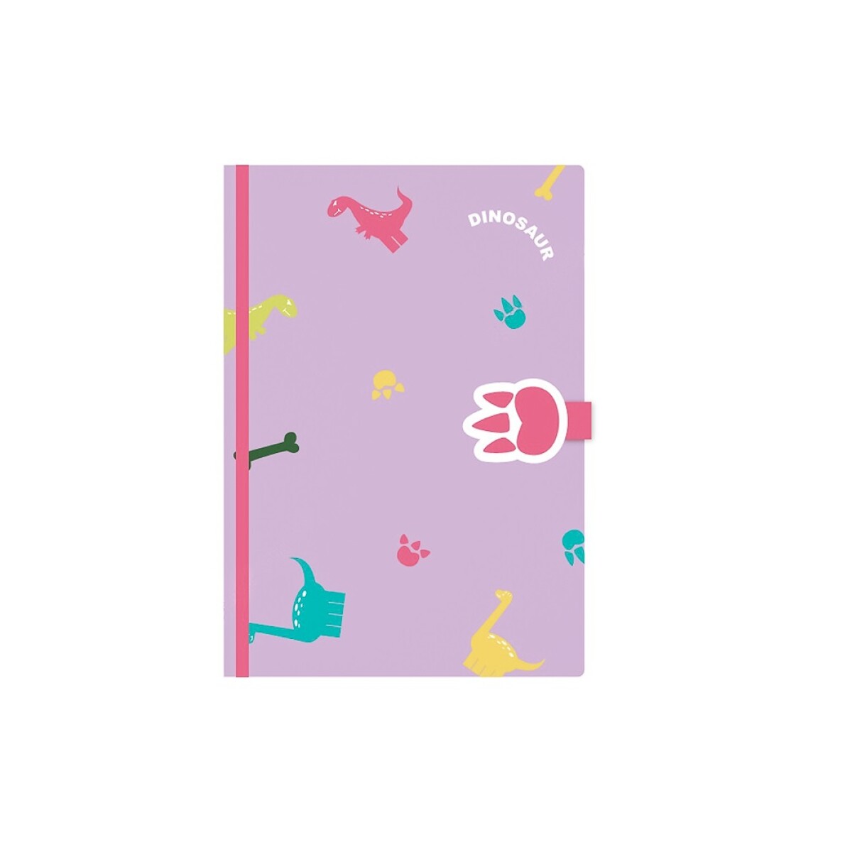 Cuaderno dinosaurio - rosa 