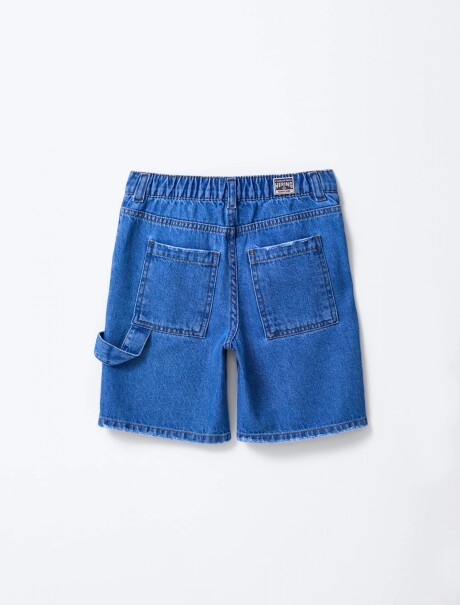 BERMUDA INFANTIL AZUL