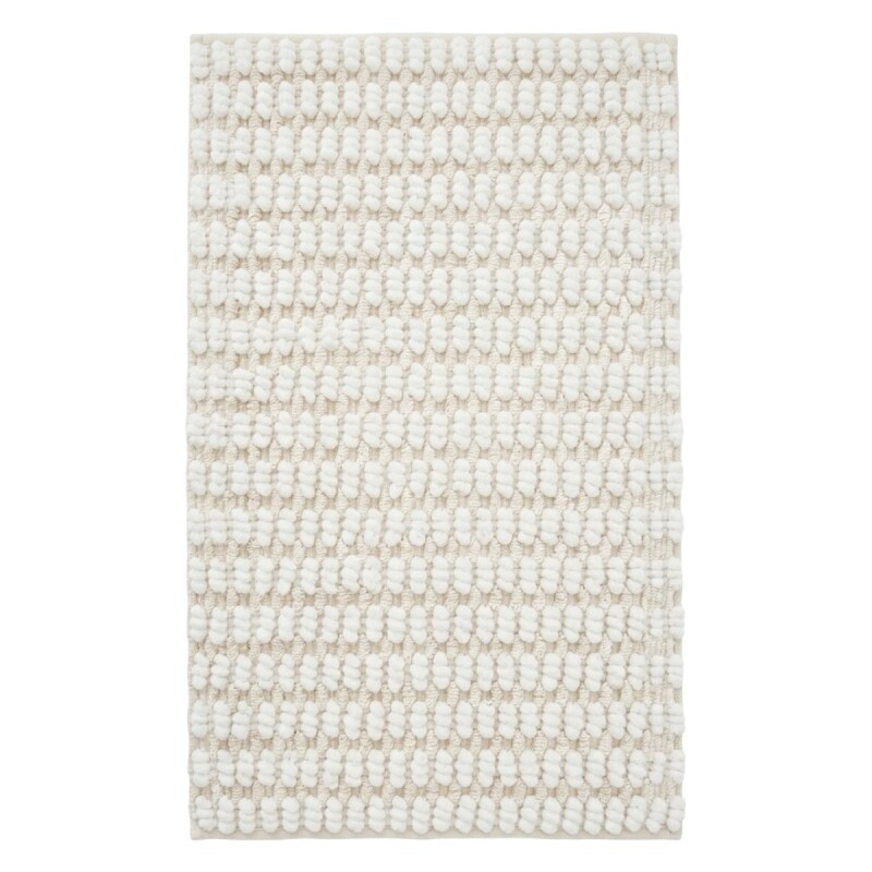 ALFOMBRA BLANCO COMB P/BAÑO 50X80CM Unica