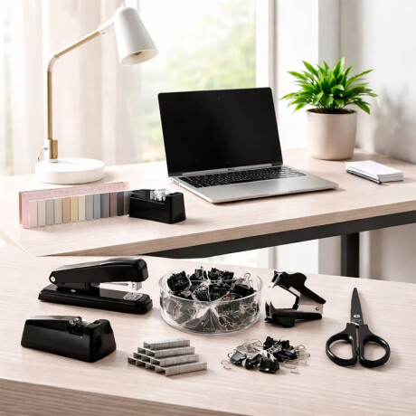 Kit Para Escritorio Completo Negro