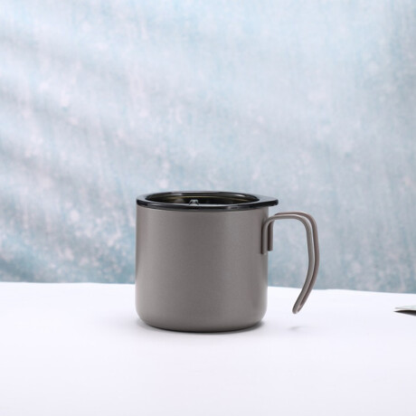 Jarra térmica con agarre y tapa 350 Ml Gris