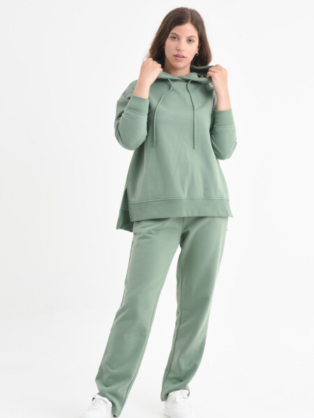 Pantalón deportivo básico Verde