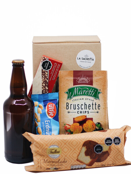 Gift Box - cerveza artesanal personalizada + picada Gift Box - cerveza artesanal personalizada + picada