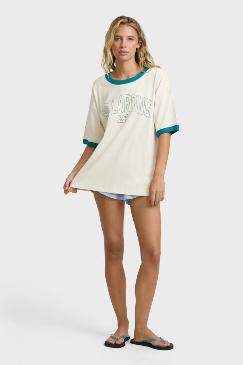 REMERA GO WEST RINGER SS TEE 6-beige