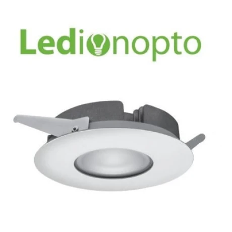 Lámpara Led Ledion Embutir 15w 3000k Aro Blanco 140° 001