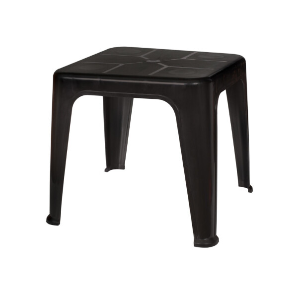 MESA AUXILIAR CUADRADA NEGRA 51X51X43 NEGRO