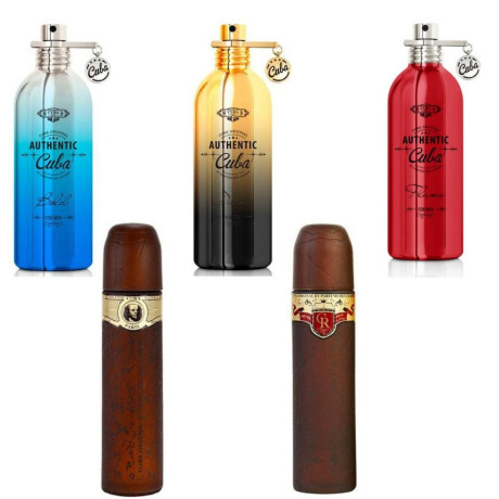 Set Perfume Cuba Happy + Mystic + Tasty + La Vida For Women EDP 100ml Para Hombre Set Perfume Cuba Happy + Mystic + Tasty + La Vida For Women EDP 100ml Para Hombre
