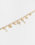 Collares Cortos Con corazón Collar Corto Multidijes Corazón - Dorado