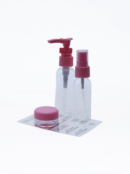 RECIPIENTES SET X 3 MADRID ROSADO