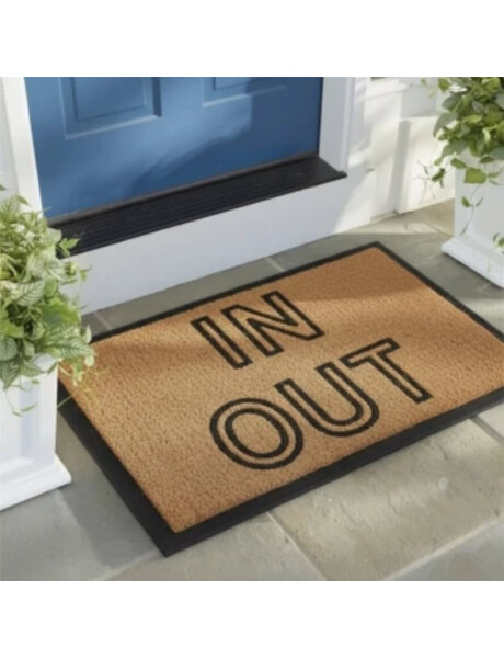 FELPUDO COCO/GOMA 40X60CM H.1CM IN OUT FELPUDO COCO/GOMA 40X60CM H.1CM IN OUT