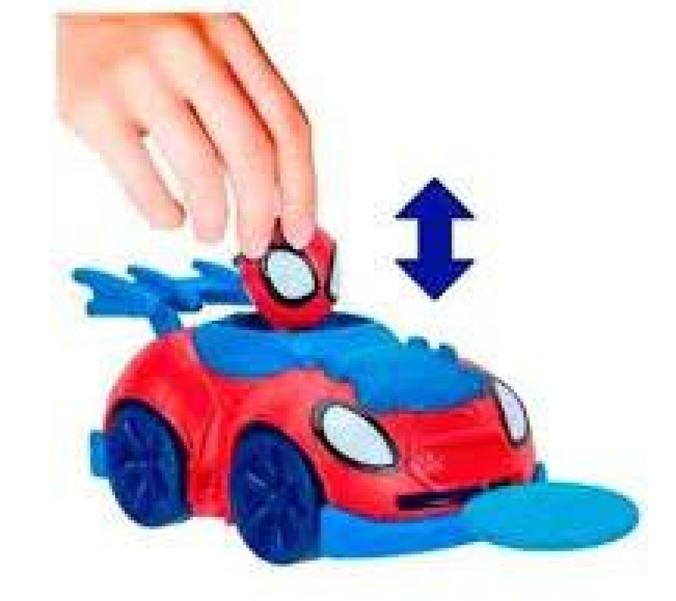 Spidey Auto Con Personajes Spiderman Lanza Tazos 
