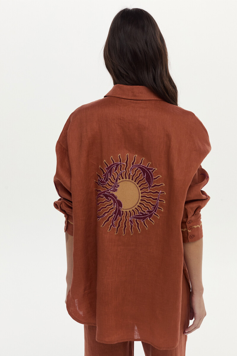 Camisa Alena Ladrillo