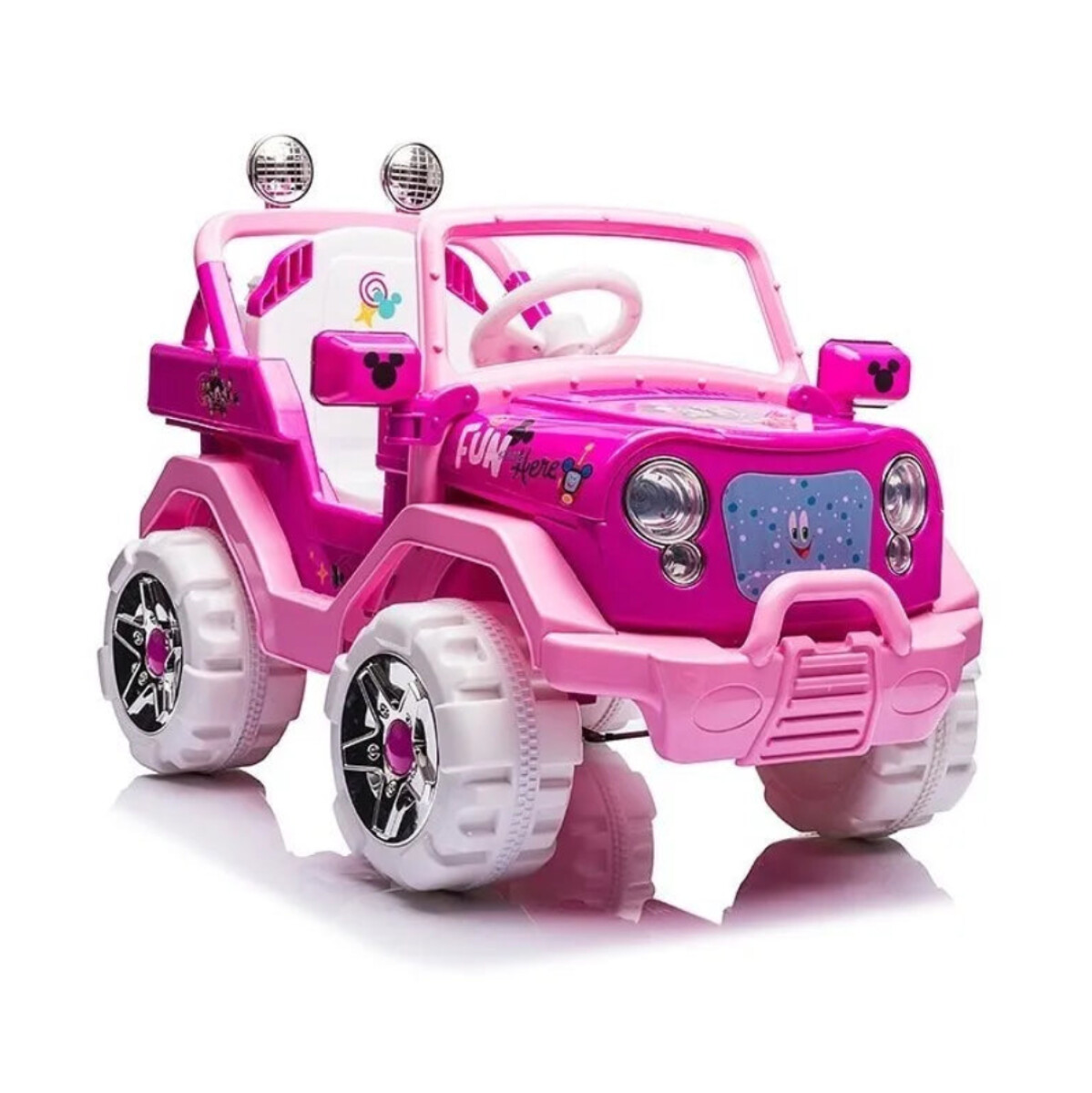 Jeep eléctrico 4x4 Disney Con Control Remoto - Minnie 