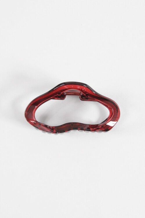 Broche nube rojo