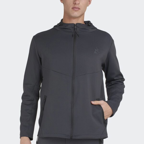 Campera Le Coq Sportif Hoodie Gris