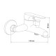 DUCHA EXT CROMO 40MM- ANZIO CROMO