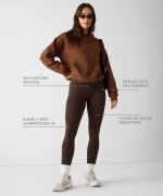 Leggings The No-Seam PureLuxe TLC Mujer Cacao