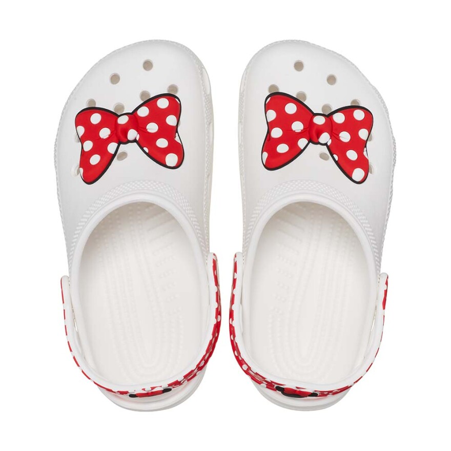Crocs Classic Disney Minnie Mouse Clog T - Niños White/red