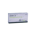 LASINA 25 MG. CJ X 30 COMP. REC. única