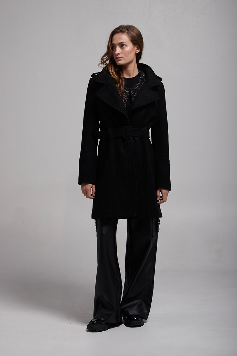 Trench Clásico Negro - Negro 