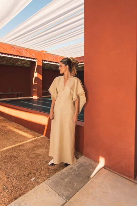 Vestido Nature Beige