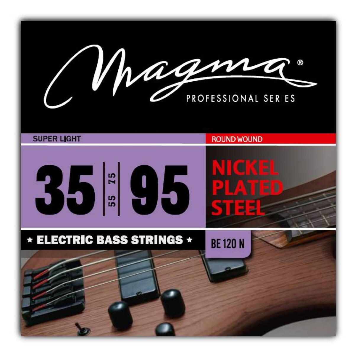 Encordado Magma Bajo Nickel P/steel S.Light 035-095 BE120N 