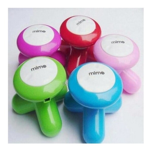 Masajeador Mini Eléctrico Portátil Usb O Pilas Mimo Color Variante Rojo