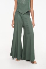 Pantalon Solar Verde Petroleo