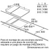 Placa de inducción Bosch PIB375FB1E 30 cm Placa de inducción Bosch PIB375FB1E 30 cm