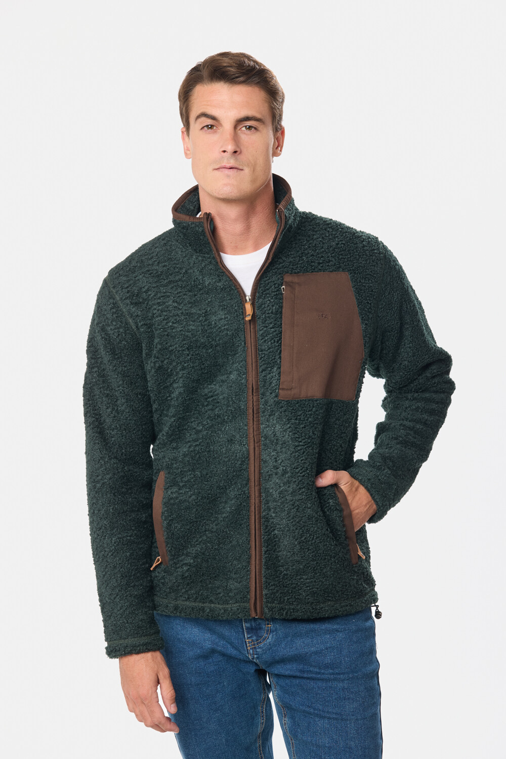 CAMPERA CORDERITO Verde