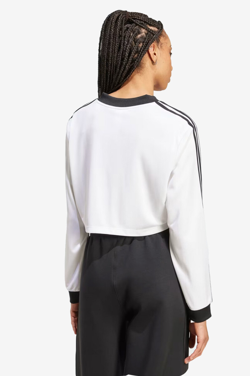 TOP JACQUARD Blanco