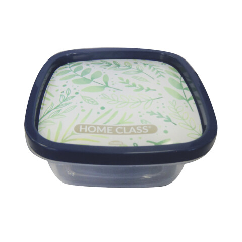 Pote Plástico Varios Diseños 580 ml Hojas