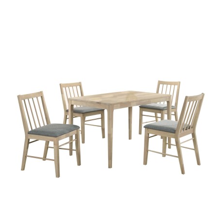 JUEGO DE COMEDOR 1+4 MADERA ODENSE