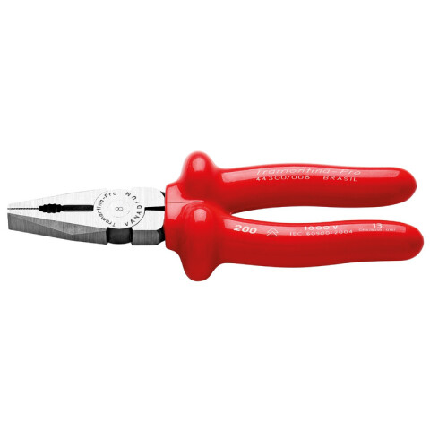 Pinza universal 8" doble aislación 1000V IEC -TRAMONTINA TN3636