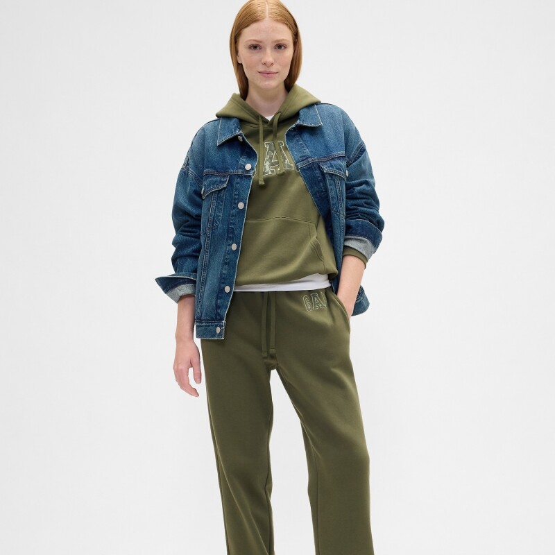 V-GAP HERITAGE JOGGER ARMY JACKET GREEN